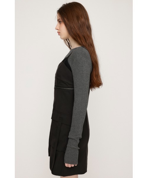 【セール】LAYERD MANNISH OP レイヤード マニッシュ ワンピース（ワンピース）｜SLY（スライ）