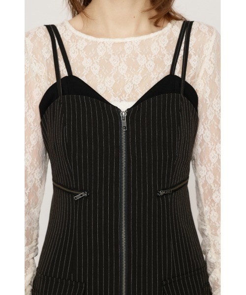 【セール】LAYERD MANNISH OP レイヤード マニッシュ ワンピース（ワンピース）｜SLY（スライ）