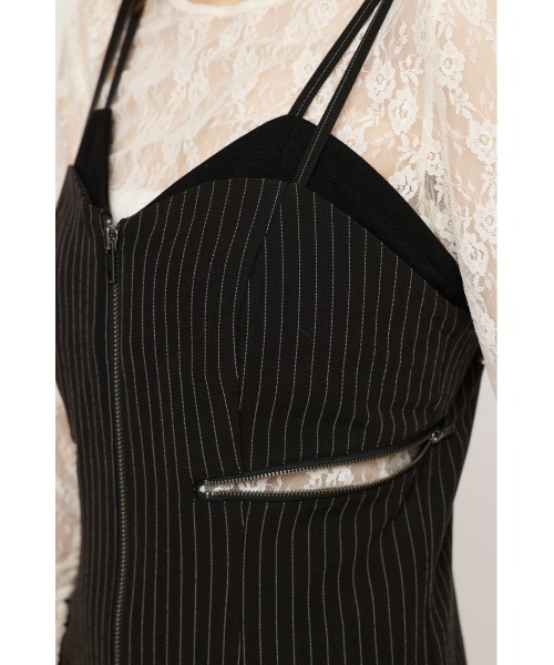 【セール】LAYERD MANNISH OP レイヤード マニッシュ ワンピース（ワンピース）｜SLY（スライ）