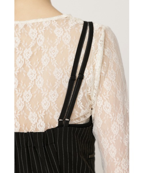 【セール】LAYERD MANNISH OP レイヤード マニッシュ ワンピース（ワンピース）｜SLY（スライ）