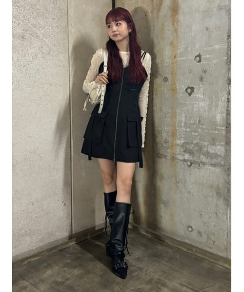 【セール】LAYERD MANNISH OP レイヤード マニッシュ ワンピース（ワンピース）｜SLY（スライ）