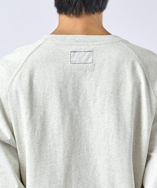 THE NORTH FACE PURPLE LABEL（ザ ノースフェイス パープルレーベル）の「【THE NORTH FACE PURPLE LABEL/ザノースフェイスパープルレーベル】9.5oz Cotton Jersey Field Pullover（スウェット・メンズ・ホワイト/ダークグレー・S/M/L）」の8枚目の写真
