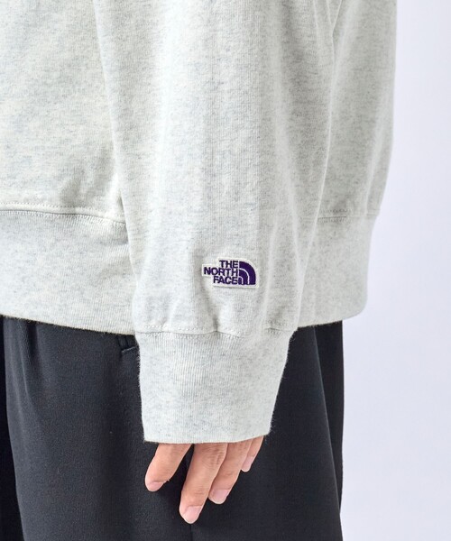 THE NORTH FACE PURPLE LABEL（ザ ノースフェイス パープルレーベル）の「【THE NORTH FACE PURPLE LABEL/ザノースフェイスパープルレーベル】9.5oz Cotton Jersey Field Pullover（スウェット・メンズ・ホワイト/ダークグレー・S/M/L）」の10枚目の写真