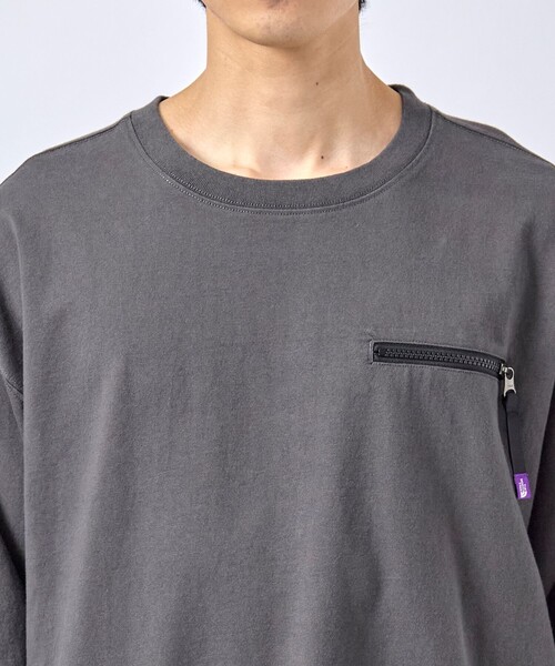 THE NORTH FACE PURPLE LABEL（ザ ノースフェイス パープルレーベル）の「【THE NORTH FACE PURPLE LABEL/ザノースフェイスパープルレーベル】9.5oz Cotton Jersey Field Pullover（スウェット・メンズ・ホワイト/ダークグレー・S/M/L）」の17枚目の写真