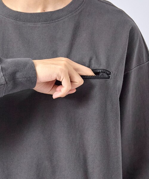 THE NORTH FACE PURPLE LABEL（ザ ノースフェイス パープルレーベル）の「【THE NORTH FACE PURPLE LABEL/ザノースフェイスパープルレーベル】9.5oz Cotton Jersey Field Pullover（スウェット・メンズ・ホワイト/ダークグレー・S/M/L）」の22枚目の写真