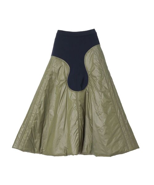 【セール】WAVE LINE PADDED SK / ウェーブラインパデッドスカート（スカート）｜UN3D.（アンスリード）