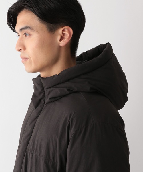 GLOBAL WORK Smile Seed Store（グローバルワーク スマイルシードストア）の「エアサーマルフードブルゾン/115974（ブルゾン・メンズ・ブラック/ベージュ×ブラック/チャコール/ネイビー・X-LARGE/MEDIUM/LARGE/SMALL）」の12枚目の写真