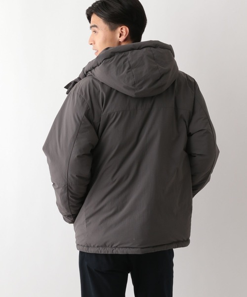 GLOBAL WORK Smile Seed Store（グローバルワーク スマイルシードストア）の「エアサーマルフードブルゾン/115974（ブルゾン・メンズ・ブラック/ベージュ×ブラック/チャコール/ネイビー・X-LARGE/MEDIUM/LARGE/SMALL）」の19枚目の写真