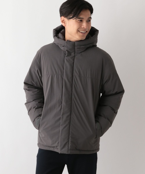 GLOBAL WORK Smile Seed Store（グローバルワーク スマイルシードストア）の「エアサーマルフードブルゾン/115974（ブルゾン・メンズ・ブラック/ベージュ×ブラック/チャコール/ネイビー・X-LARGE/MEDIUM/LARGE/SMALL）」の20枚目の写真