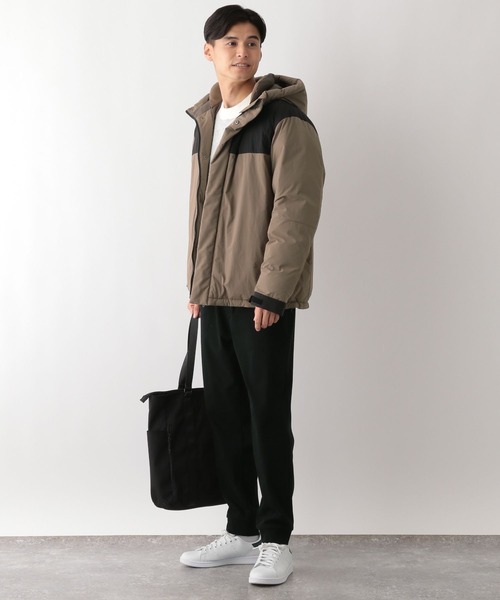 GLOBAL WORK Smile Seed Store（グローバルワーク スマイルシードストア）の「エアサーマルフードブルゾン/115974（ブルゾン・メンズ・ブラック/ベージュ×ブラック/チャコール/ネイビー・X-LARGE/MEDIUM/LARGE/SMALL）」の22枚目の写真