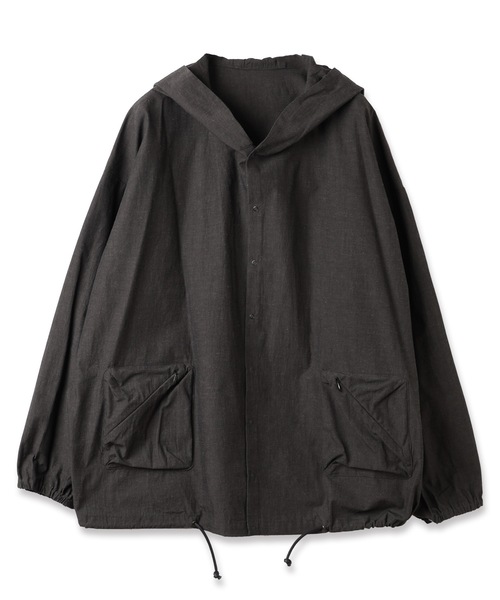 Dulcamara(ドゥルカマラ)の「ワイドフーディーシャツ(パーカー・メンズ・レッド/キナリ/スミクロ・0/1)」の1枚目の写真