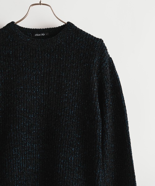 RATTLE TRAP(ラトルトラップ)の「モール×AC/Cニット畦編み(ニット/セーター・メンズ・ブラック/ホワイト・M/L)」の3枚目の写真