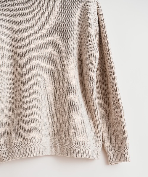 RATTLE TRAP(ラトルトラップ)の「モール×AC/Cニット畦編み(ニット/セーター・メンズ・ブラック/ホワイト・M/L)」の8枚目の写真