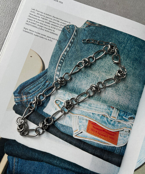 DouDou（ドゥドゥ）の「ボリュームミックスチェーンネックレス（ネックレス・レディース・シルバー/ゴールド・FREE）」の3枚目の写真