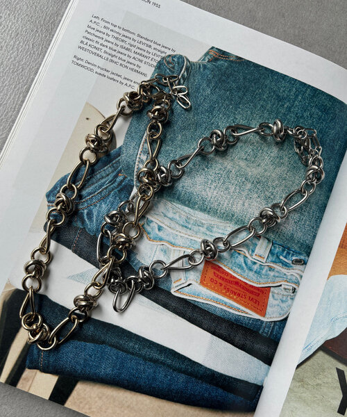 DouDou（ドゥドゥ）の「ボリュームミックスチェーンネックレス（ネックレス・レディース・シルバー/ゴールド・FREE）」の8枚目の写真