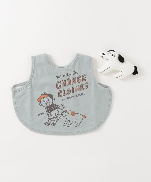 【セール】『UNIVERSAL OVERALL』Baby Gift Set（ドッグ スタイ+ラトル）（その他ベビー用品）｜UNIVERSAL OVERALL（ユニバーサルオーバーオール） 5,121円