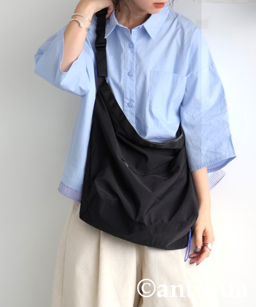 antiqua（アンティカ）の「ナイロンショルダーバッグ（ショルダーバッグ・レディース・ブラック/ブルー・FREE）」の15枚目の写真