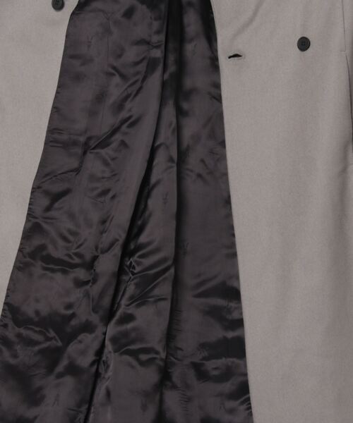 ALLSAINTS(オールセインツ)の「RILEY WRAP AROUND BELTED LONG LINE COAT | RILEY WRAP アラウンド ベルト付き ロング ライン コート(その他アウター・レディース・グレー系その他・4/6/8/10)」の2枚目の写真