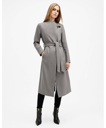 ALLSAINTS（オールセインツ）の「RILEY WRAP AROUND BELTED LONG LINE COAT | RILEY WRAP アラウンド ベルト付き ロング ライン コート（その他アウター）」