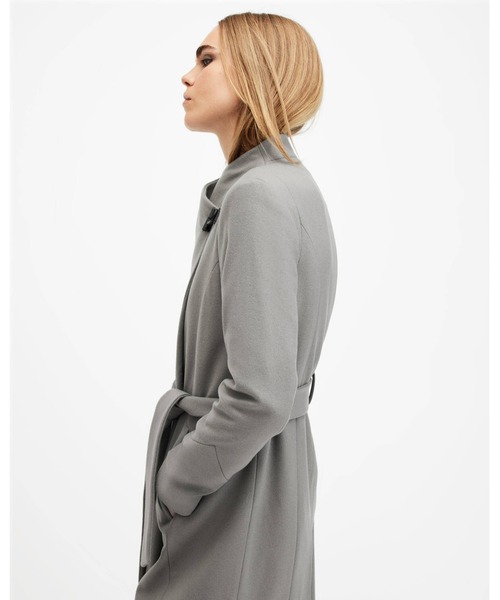 ラップアラウンド・ベルトコート ALLSAINTS コート チェスターコート RILEY WRAP AROUND BELTED
