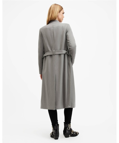 ラップアラウンド・ベルトコート ALLSAINTS コート チェスターコート RILEY WRAP AROUND BELTED