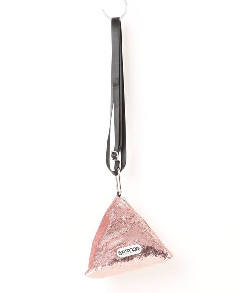 OUTDOOR PRODUCTS（アウトドアプロダクツ）の「【OUTDOOR PRODUCTS】メタリックトライアングルバッグ（ショルダーバッグ・メンズ・シルバー/ゴールド/ピンク・FREE）」の2枚目の写真