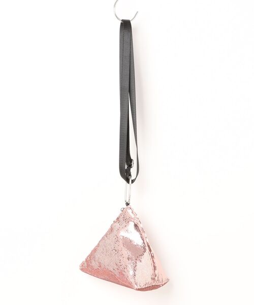 OUTDOOR PRODUCTS（アウトドアプロダクツ）の「【OUTDOOR PRODUCTS】メタリックトライアングルバッグ（ショルダーバッグ・メンズ・シルバー/ゴールド/ピンク・FREE）」の4枚目の写真