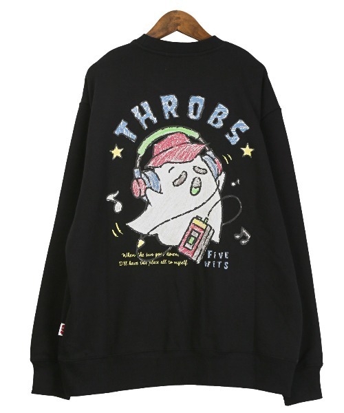直営店仕入れ♪CH♪Horseshoe バックプリント 袖ロゴトレーナー A.T.CMUSICおばけ発泡ラバープリントトレーナー（スウェット