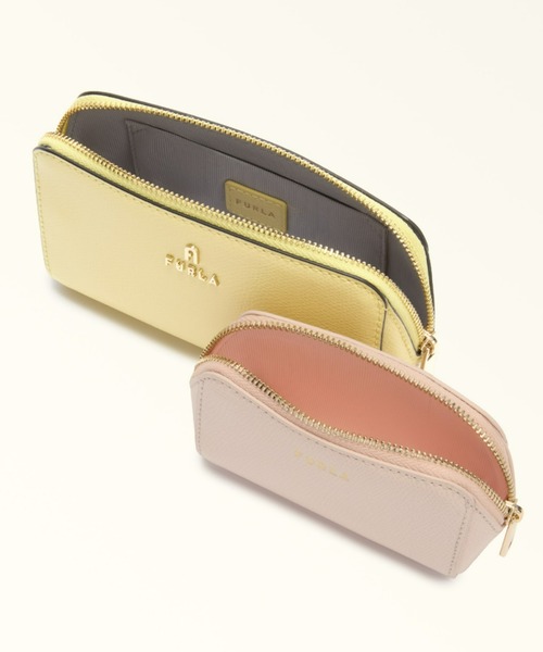 FURLA（フルラ）の「フルラ カメリア コスメティックケースセット（ポーチ・レディース・ミント/ブラック系その他/ブルー系その他/ライトブラウン/イエロー系その他/モカ・ONE SIZE）」の9枚目の写真