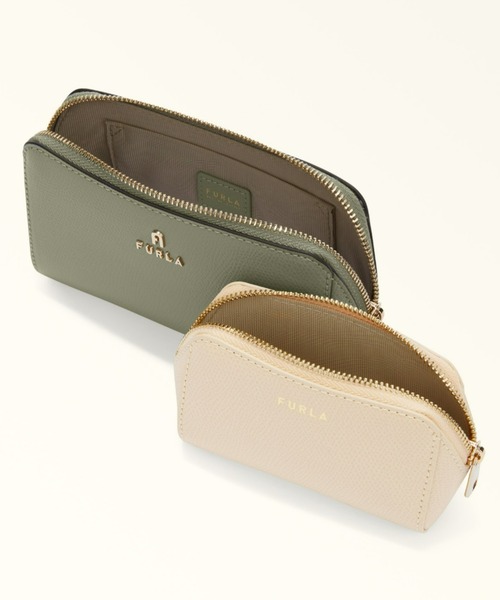 FURLA（フルラ）の「フルラ カメリア コスメティックケースセット（ポーチ・レディース・ミント/ブラック系その他/ブルー系その他/ライトブラウン/イエロー系その他/モカ・ONE SIZE）」の17枚目の写真