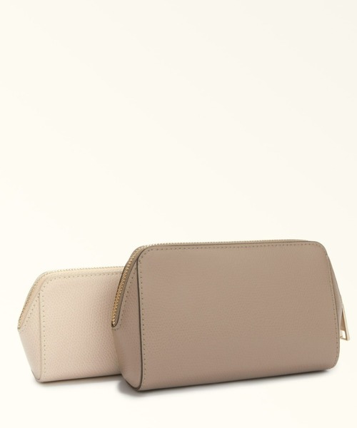 FURLA（フルラ）の「フルラ カメリア コスメティックケースセット（ポーチ・レディース・ミント/ブラック系その他/ブルー系その他/ライトブラウン/イエロー系その他/モカ・ONE SIZE）」の22枚目の写真