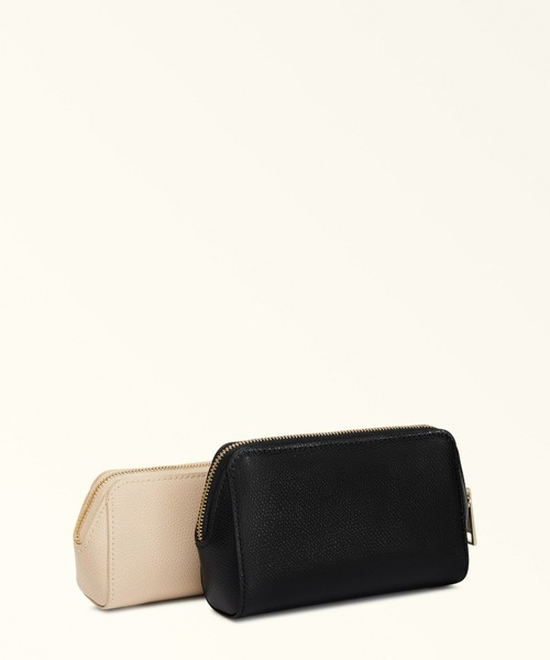 FURLA(フルラ)の「フルラ カメリア (Furla Camelia) コスメティックケースセット(ポーチ・レディース・ミント/ブラック系その他/ブルー系その他/ライトブラウン/イエロー系その他/モカ・ONE SIZE)」の8枚目の写真