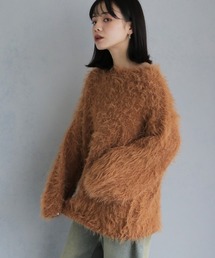 【cheriella】オーバーサイズシャギーニットプルオーバー