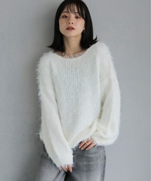 【cheriella】オーバーサイズシャギーニットプルオーバー