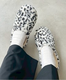 Port（ポート）の「【 antique andico / アンティーク アンディコ 】 レオパード フェイクファー ルームシューズ（ルームシューズ/スリッパ）」