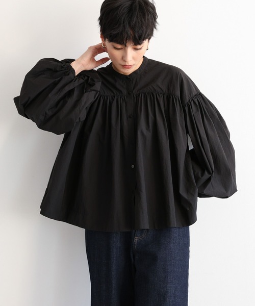 BARNYARDSTORM（バンヤードストーム）の「BARNYARDSTORM / ボリュームライトブラウス（Tシャツ/カットソー・レディース・レッド/ブラック/グレー系その他4・FREE）」の11枚目の写真