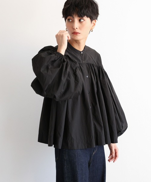 BARNYARDSTORM（バンヤードストーム）の「BARNYARDSTORM / ボリュームライトブラウス（Tシャツ/カットソー・レディース・レッド/ブラック/グレー系その他4・FREE）」の12枚目の写真