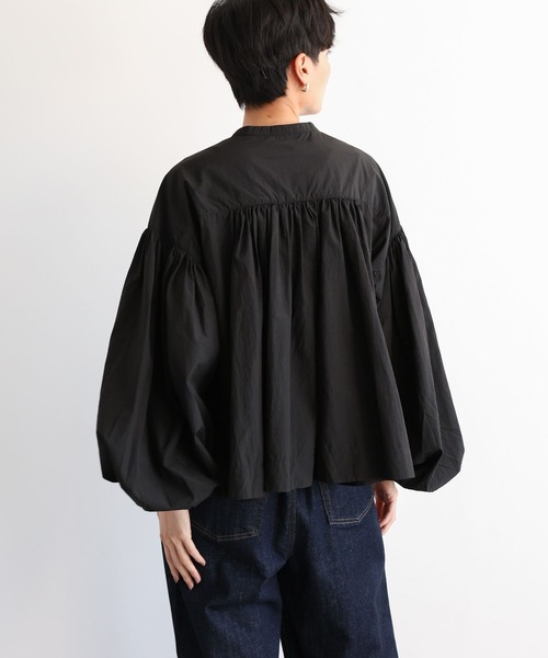 BARNYARDSTORM（バンヤードストーム）の「BARNYARDSTORM / ボリュームライトブラウス（Tシャツ/カットソー・レディース・レッド/ブラック/グレー系その他4・FREE）」の14枚目の写真