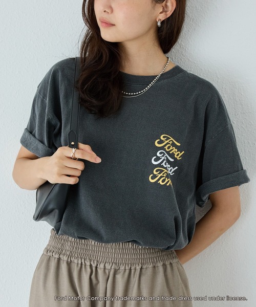 【GOOD ROCK SPEED】FORD バックプリントT グレー GOOD ROCK SPEED】Ford バックプリント ロゴT 2（Tシャツ