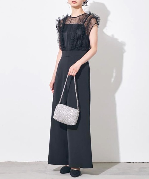 SETUP7(セットアップセブン)の「【metoi】ビジューBOXバッグ 結婚式 二次会 パーティー フォーマル オケージョン(ショルダーバッグ・レディース・シルバー/ブラック・FREE)」の7枚目の写真