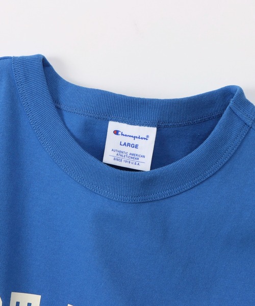Champion(チャンピオン)の「【Champion/チャンピオン】メンズ ベーシック ショートスリーブTシャツ(Tシャツ/カットソー・メンズ・ネイビー/ホワイト×ネイビー/ホワイト×ブラック/ブルー/グレー/ブラック系その他・X-LARGE/LARGE/MEDIUM/SMALL)」の21枚目の写真