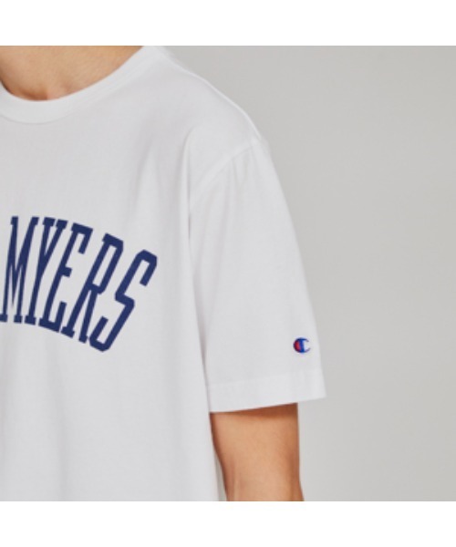 Champion(チャンピオン)の「【Champion/チャンピオン】メンズ ベーシック ショートスリーブTシャツ(Tシャツ/カットソー・メンズ・ネイビー/ホワイト×ネイビー/ホワイト×ブラック/ブルー/グレー/ブラック系その他・X-LARGE/LARGE/MEDIUM/SMALL)」の8枚目の写真