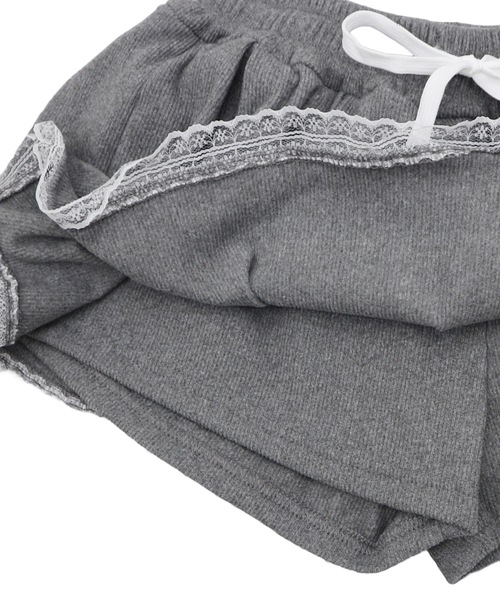 ALLuRing ChaRm(アリュリングチャーム)の「Lace Pleated Sweat Skirt / レースプリーツスウェットスカート(スカート・レディース・グレー・S/M)」の15枚目の写真