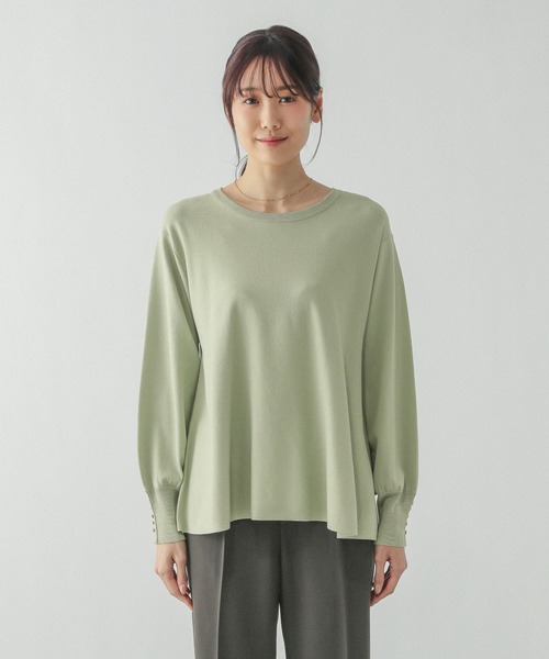 セール】スッキレイペプラムプルオーバー/252063（ニット/セーター