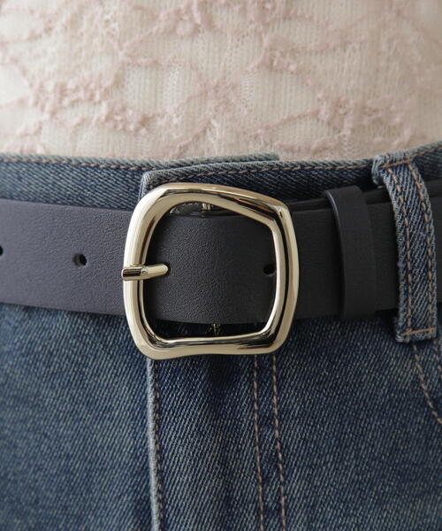 FREE'S MART（フリーズマート）の「◆ワイドバックルベルト（ベルト・レディース・ブラック/ブラウン・ﾌﾘ-）」の8枚目の写真