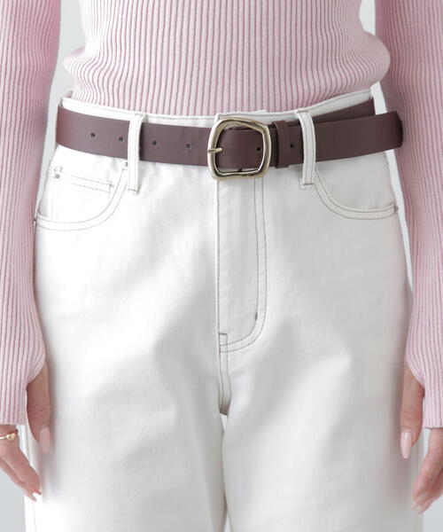 FREE'S MART（フリーズマート）の「◆ワイドバックルベルト（ベルト・レディース・ブラック/ブラウン・ﾌﾘ-）」の9枚目の写真