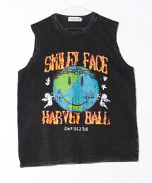 【SMILEY FACE】 スマイルピグメントノースリーブ TEE/ノースリーブTシャツ/メンズ