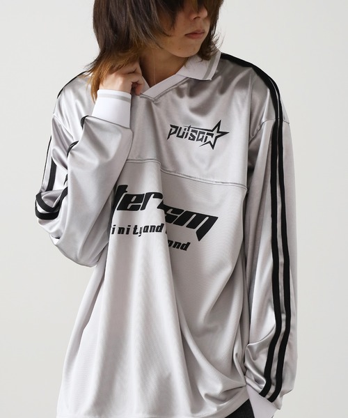 セール】SUGGESTION/サジェッション グロッシーサッカーT（T