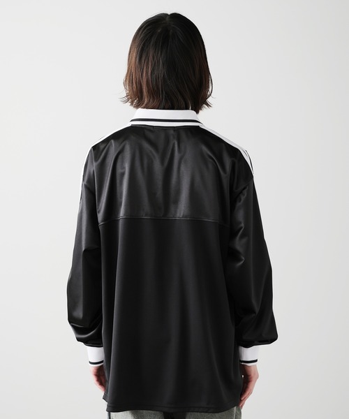 SUGGESTION/サジェッション グロッシーサッカーT（Tシャツ