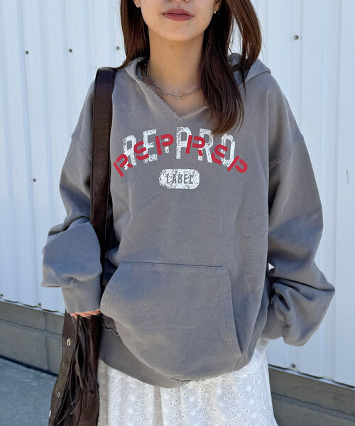 RePRODUCTION LABEL（リプロダクションレーベル）の「【RePRODUCTION LABEL / リプロダクションレーベル】スキッパーフーディー（パーカー・レディース・ブルー/チャコールグレー・FREE）」の3枚目の写真